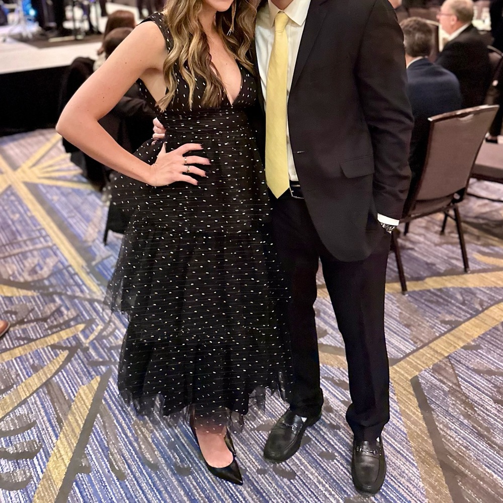 Lulus black tulle dress